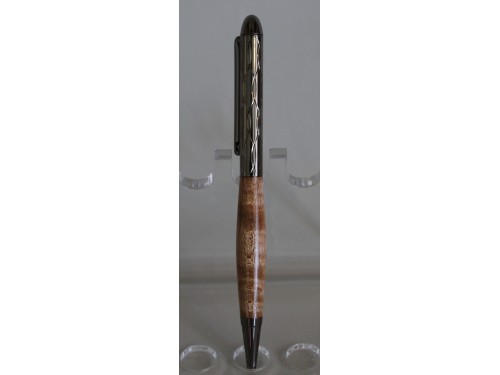Birdseye maple black chrome classique pen
